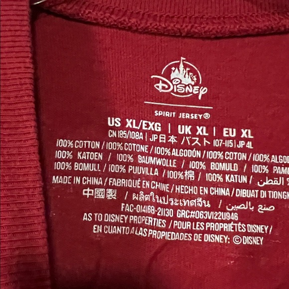 Walt Disney World Mickey Seasons Greetings Long Sleeve Pullover Shirt Top - Picture 4 of 4